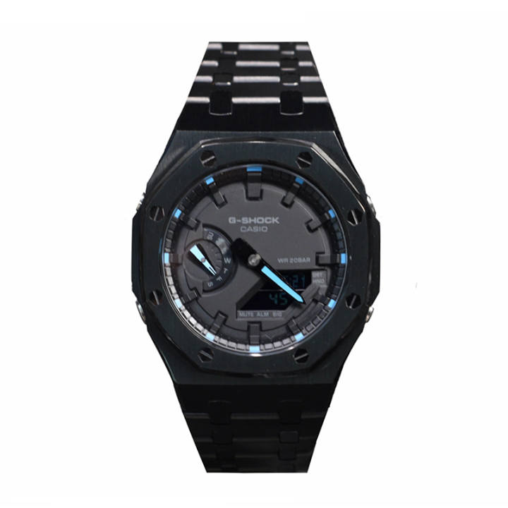 CASIO CASIO Men Liquid Crystal/Analog Dual Display Series 44mm Black Watch