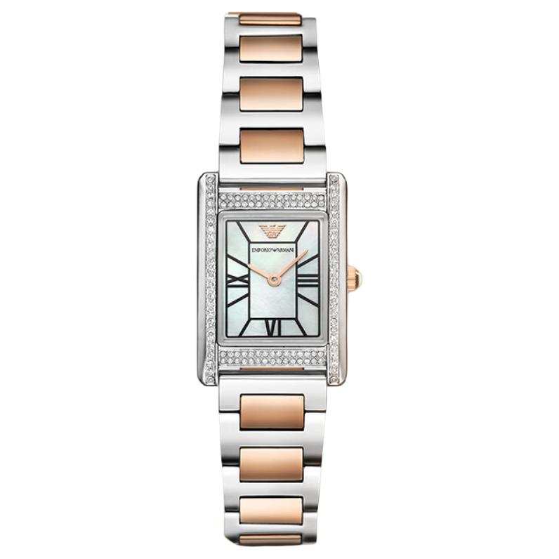 EMPORIO ARMANI Two-Hand Two-Tone Stainless Steel Watch