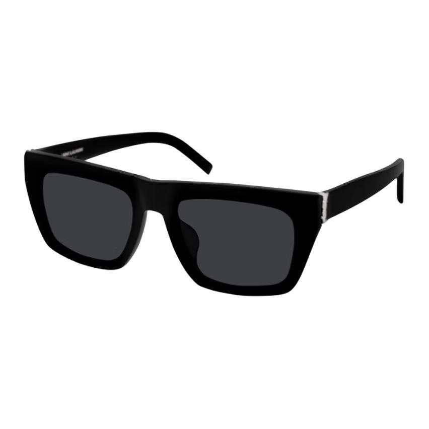 SAINT LAURENT SAINT LAURENT Plate Frame Rectangular Sunglasses Women's Black