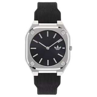 Adidas Originals Wrist Watches Quartz Movement Silicone Strap 39mm Black Dial Men's Watches