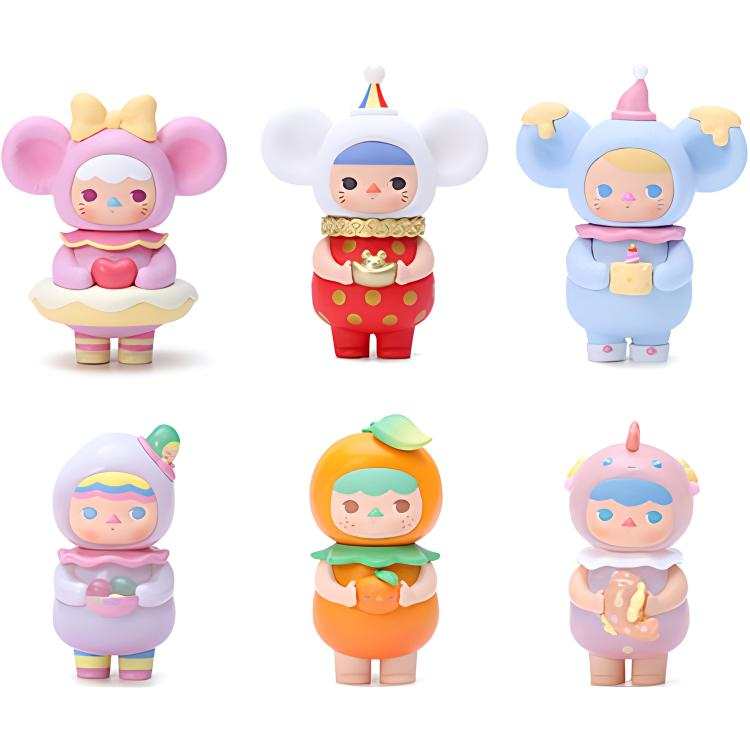 POP MART POP MART Pucky Little Chubby Mouse Baby Collection Mystery Boxes Full Box 6 Pcs