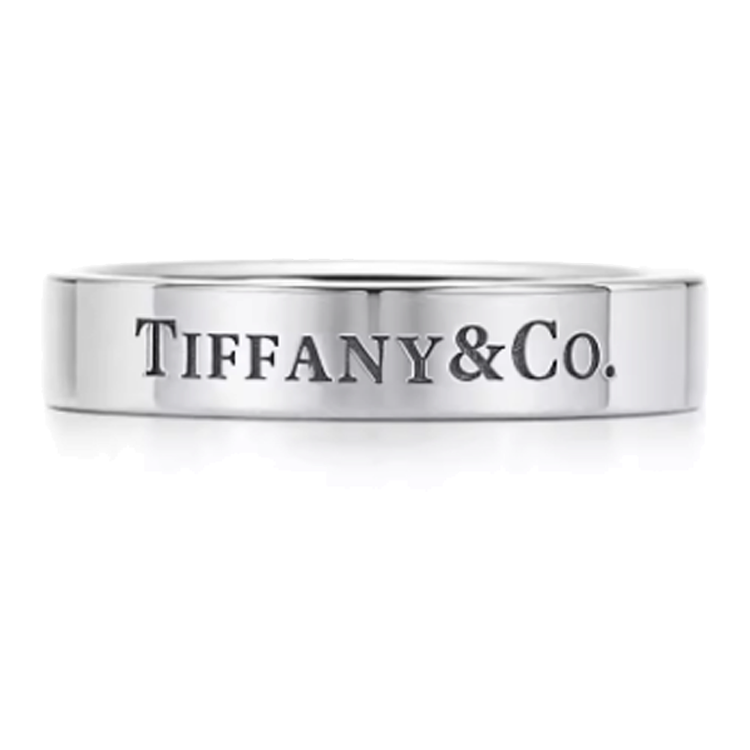 TIFFANY & CO. Platinum Rings Women's Silver