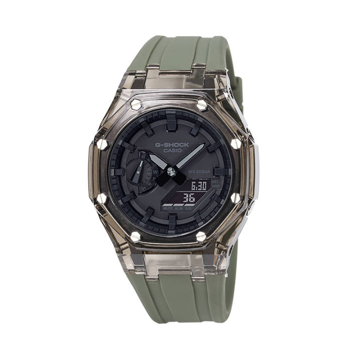 CASIO CASIO Unisex Liquid Crystal/Analog Dual Display Series Black Watch