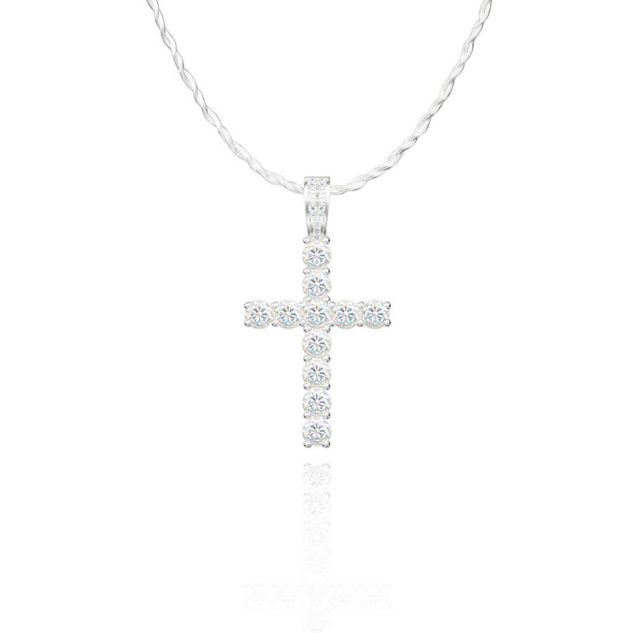 ICEGANG White Gold plated Copper Necklaces Unisex