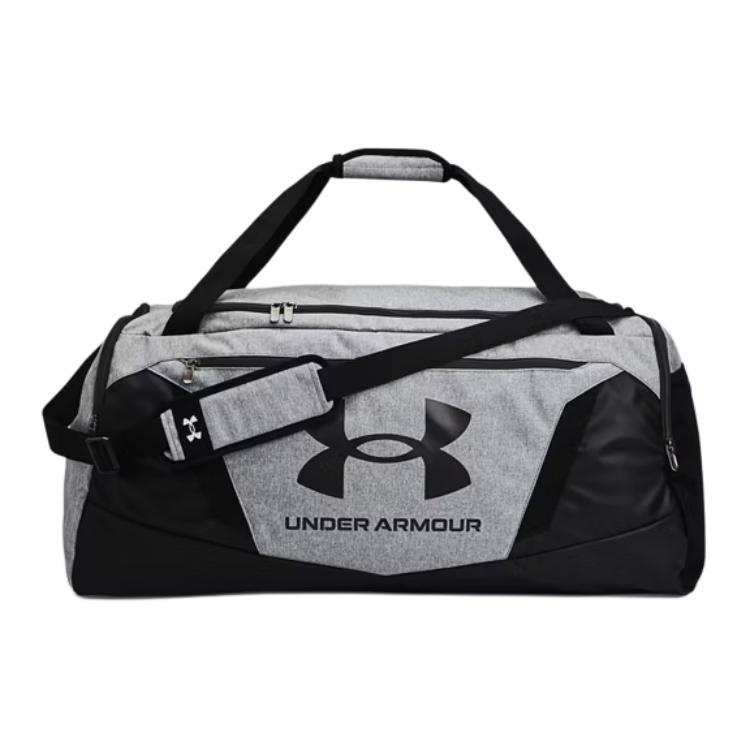 Under Armour Polyester Travel Bag Gym Bag Large Unisex Dark Gray & Black