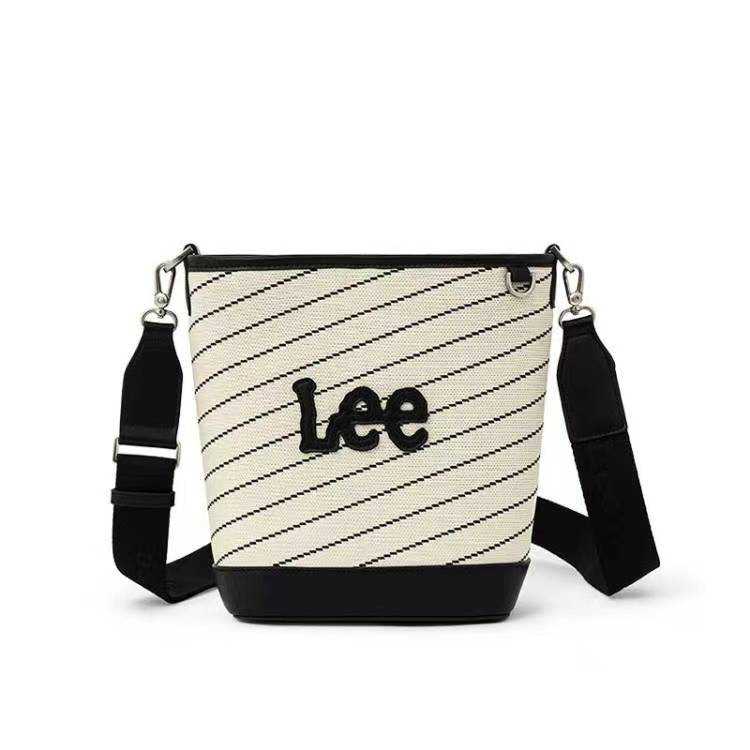 Lee Fabric Bucket Bag Crossbody Bag Women's Ecru