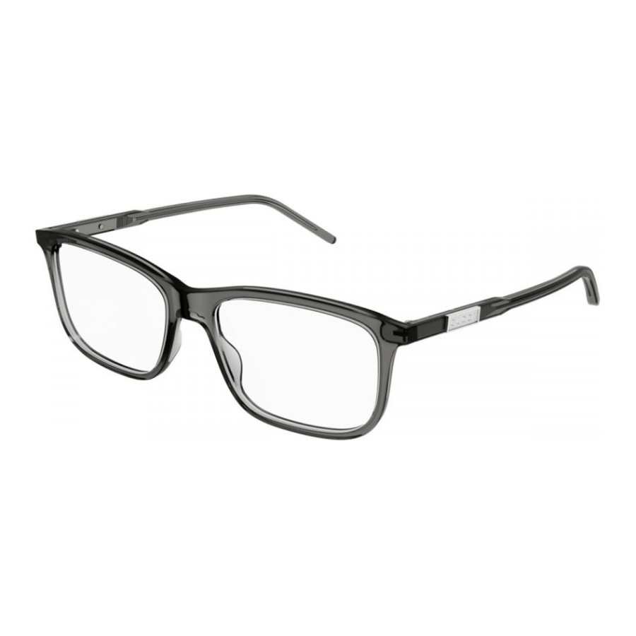 GUCCI GUCCI Rectangular Eyeglass Frames Men's Black