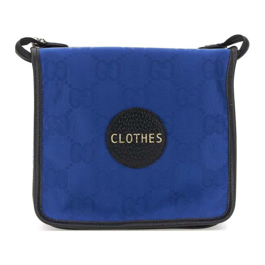 GUCCI Off The Grid Nylon Square Bag Storage Clutch Toiletry Bag Small Men's Blue