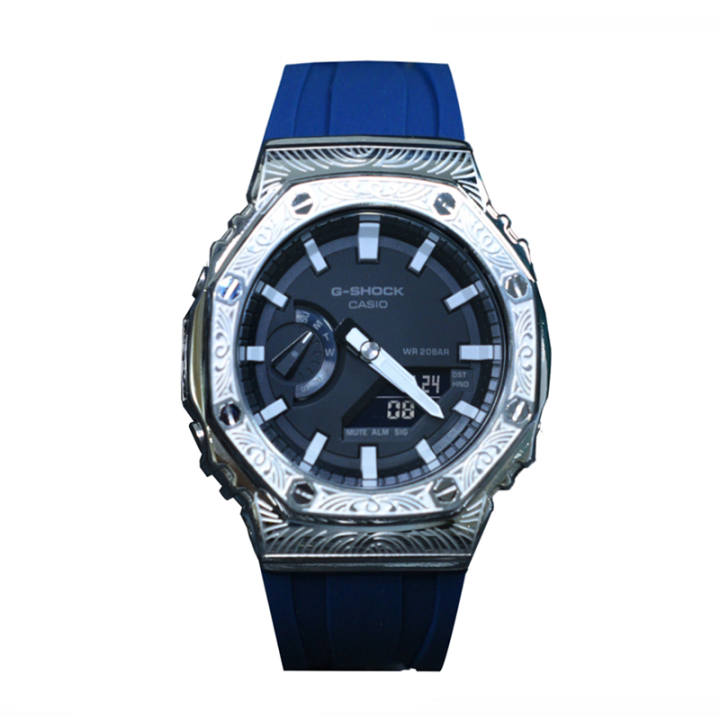 CASIO CASIO Men Liquid Crystal/Analog Dual Display Series 44mm Black Watch