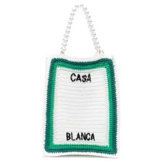 Casablanca Crochet-knit Tote Bag