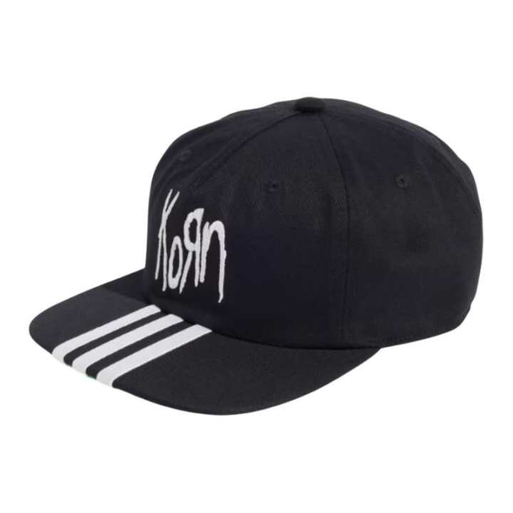 Adidas Adidas Letter Print Cotton Baseball Caps Unisex Black