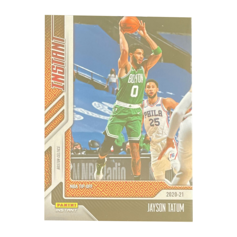PANINI Instant Celtics, Moment, Jason Tatum, Otter 6 Of 88 Sealed Clip, Player Cards, Card Condition Pass Sports Cards