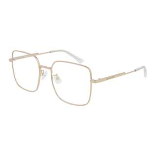 Bottega Veneta Metal Square Eyeglass Frames Women's Gold