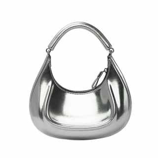 KUNOGIGI Pu Niche Designer Handbag Women's Crystal Silver
