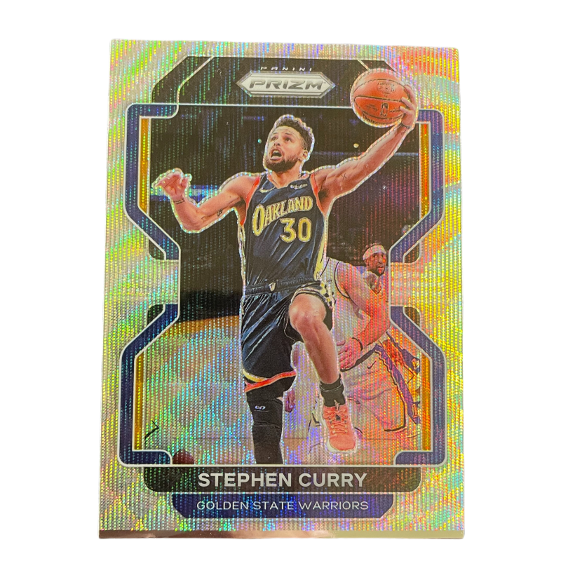 PANINI PANINI 2021 22 Panini Prizm Warriors, Stephen Curry, Silver Wave, Refractor, Player Card, Card Product Access
