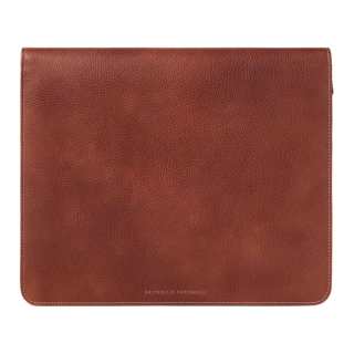 Brunello Cucinelli Grain Cow Leather Clutch Men's Brown