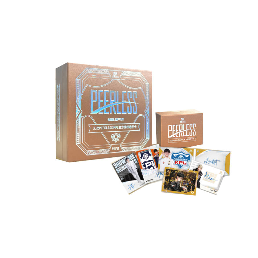 BUFFUN Honor Of Kings League, Peerless KPL Official Authorized Player Card Collectible Cards 1 Box 8 Pcs