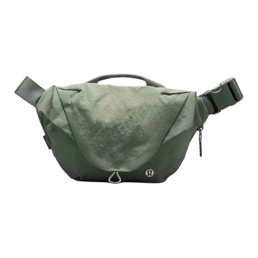 Lululemon Curved Recycled Nylon Fanny Pack Men's Gray Eucalyptus