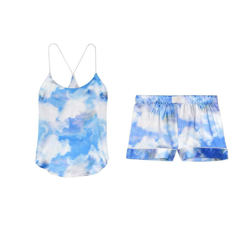 Victoria's Secret Pajama Set Women's Blue