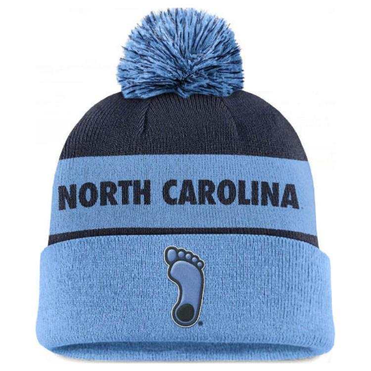 Jordan Jordan North Carolina Tar Heels Primetime Peak Men's Nike College Cuffed Pom Beanie