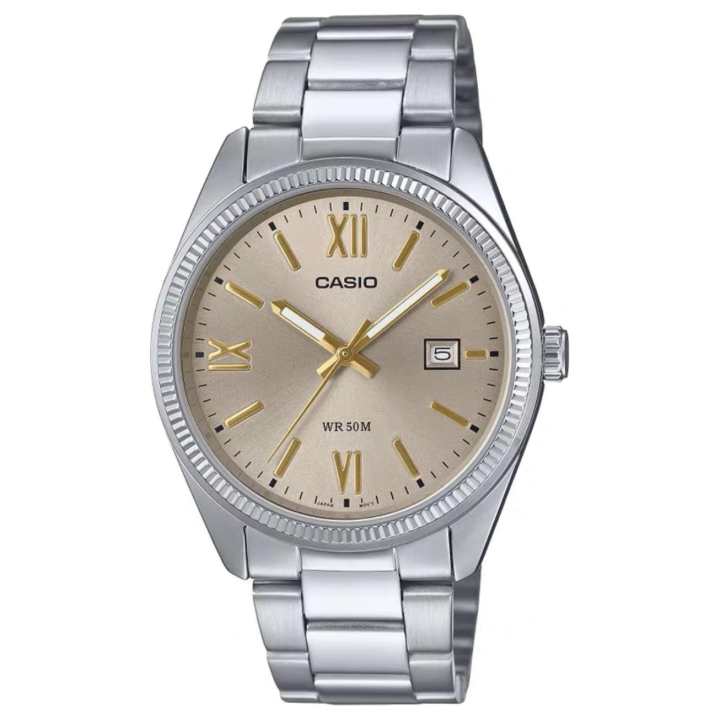 CASIO CASIO Unisex Standard Series 44.2mm Gold Watch MTP-1302DD-9AV