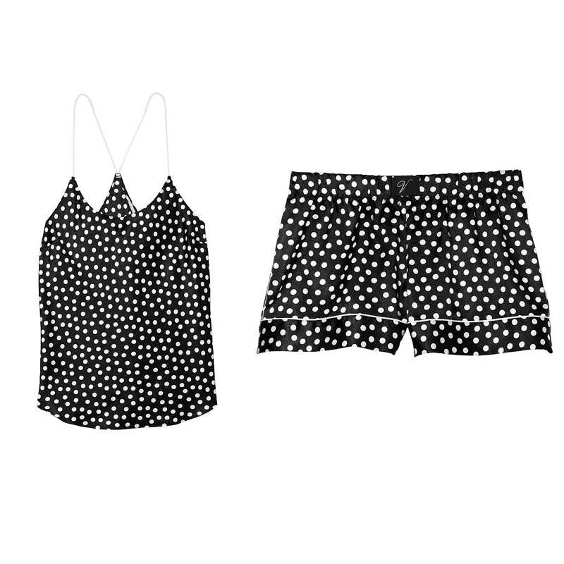 Victoria's Secret Pajama Set Women's Black