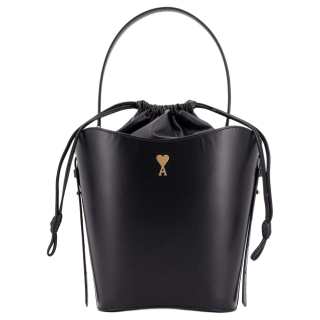 AMIPARIS Ami De Coeur Logo Plaque Bucket Bag