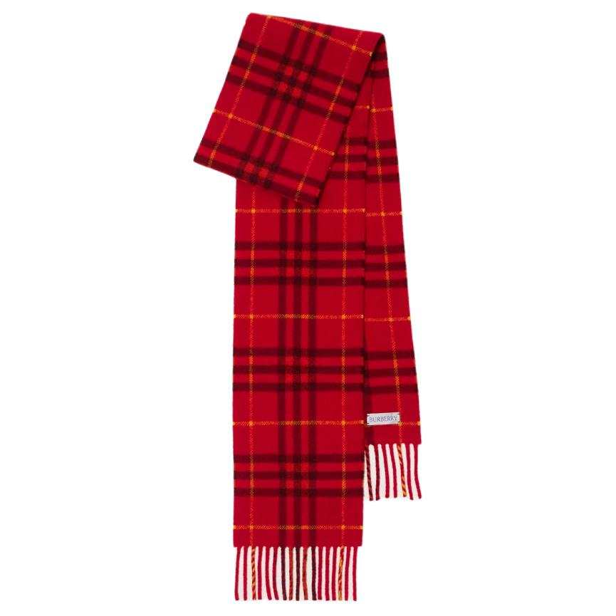 Burberry Burberry Checked Fringed-Edge Scarf