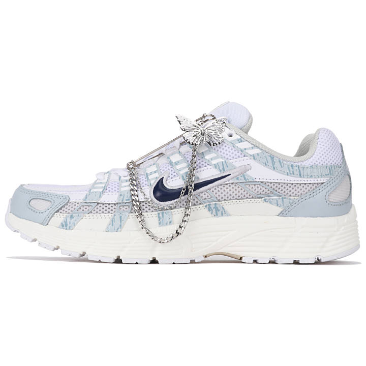 Nike Nike P 6000 Cushioning Slip Resistant Low top Running Shoes Unisex Blue White