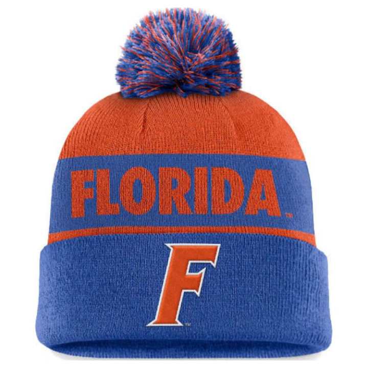 Jordan Jordan Florida Gators Primetime Peak Men's Jordan College Cuffed Pom Beanie