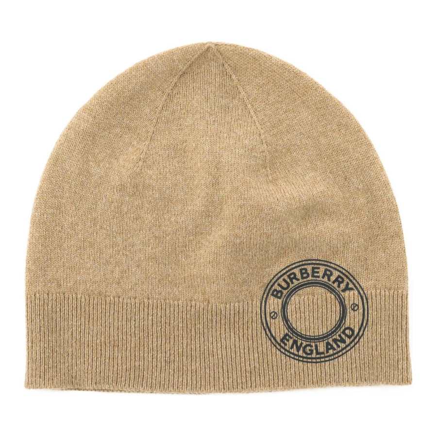 Burberry Logo Graphic Cashmere Blend Beanie