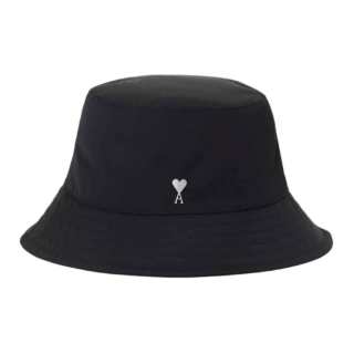 AMIPARIS Ami Paris Ami De Coeur Logo Plaque Bucket Hat