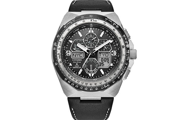 CITIZEN CITIZEN PROMASTER Blue Angels 4th Generation Light Powered Quartz Movement Cow Leather Strap Watch