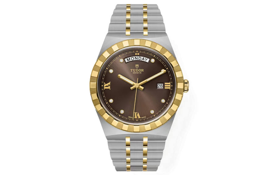 TUDOR Royal Collection Automatic Mechanical Movement 100m Waterproof Women's Watch 41mm Coffee Watch Dial