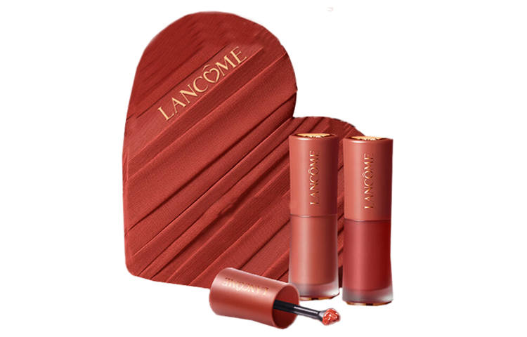 LANCOME LANCOME ABSOLUE PRECIOUS ESSENCE Love Double Liquid Lipstick Makeup Sets Easy to Blend Matte Soft Matte 6ml/piece