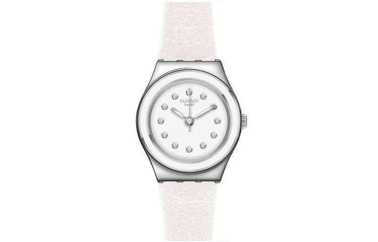 SWATCH Women's 28.7mm White Watch YSS277