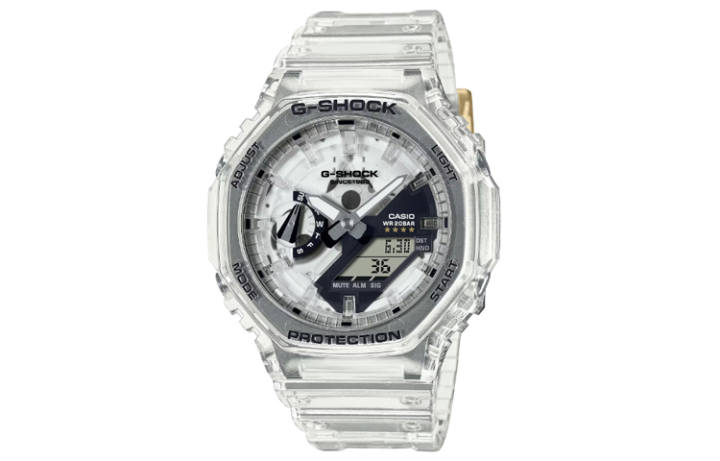 CASIO CASIO Men Liquid Crystal/Analog Dual Display Series White Watch GA-2140RX-7AJR