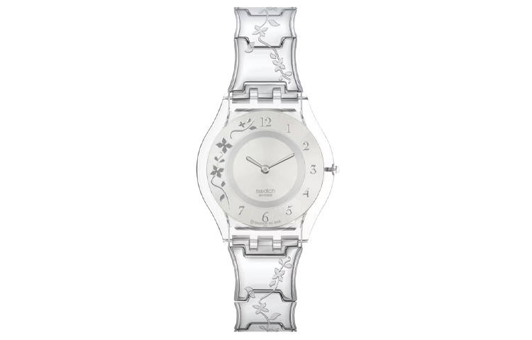 SWATCH Women's 34mm Silver Watch Sfk300g