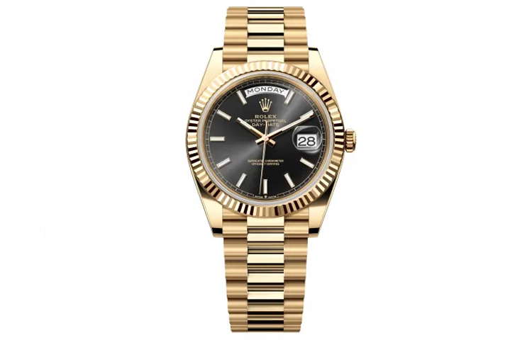 ROLEX Dog Collar, Sunday Calendar Automatic Mechanical Movement 100m Waterproof Men's Watches Watch 40mm