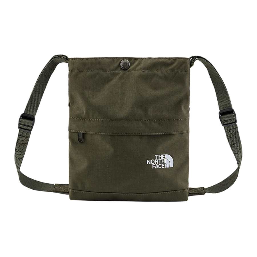 THE NORTH FACE 4.5L One Shoulder Crossbody Outdoor Bag Nylon Gray Brown Green Unisex