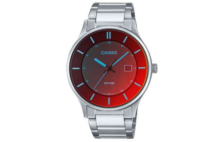 CASIO CASIO Men Standard Series Red Watch MTP-E605D-1EV