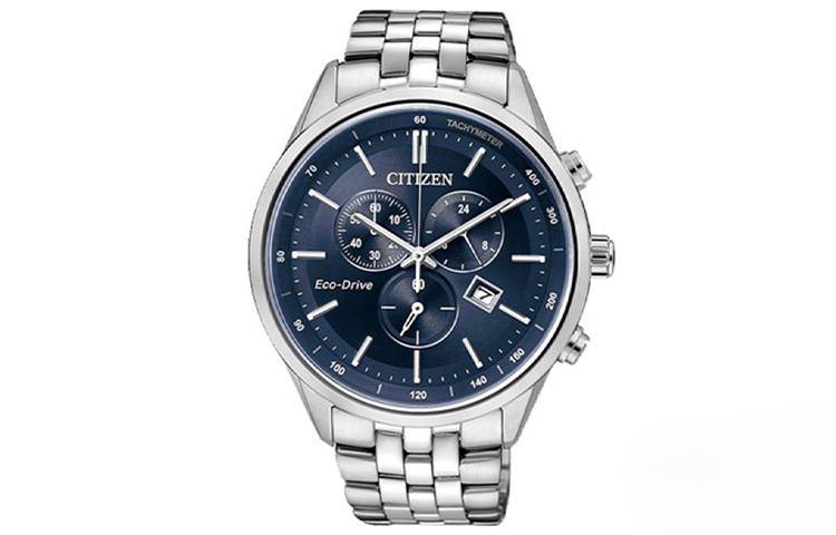 CITIZEN Ecology Drive Collection Solar Quartz Movement Stainless Steel Strap Watch Men's Watches