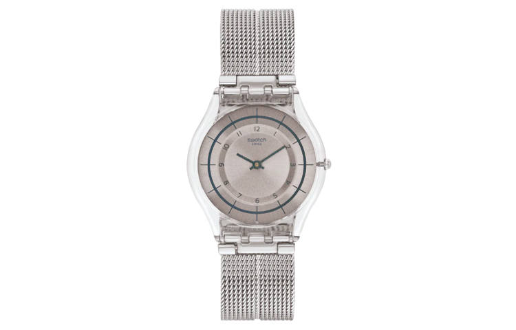 SWATCH SWATCH Unisex 34mm Silver Watch SFE109M