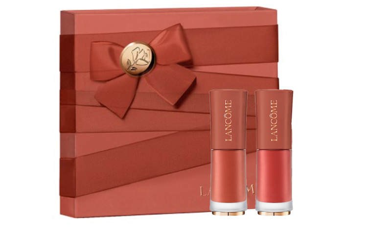 LANCOME Pure, Nude Liquid Lipsticks Box, Makeup Set Easy to Blend Hydrating 6ml Birthday Gift