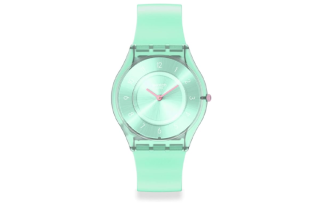 SWATCH Unisex 34mm Green Watch SS08L100