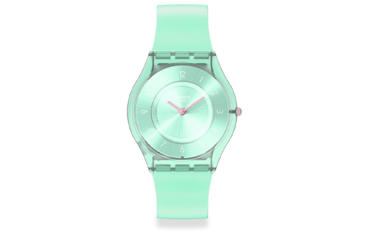 SWATCH Unisex 34mm Green Watch SS08L100