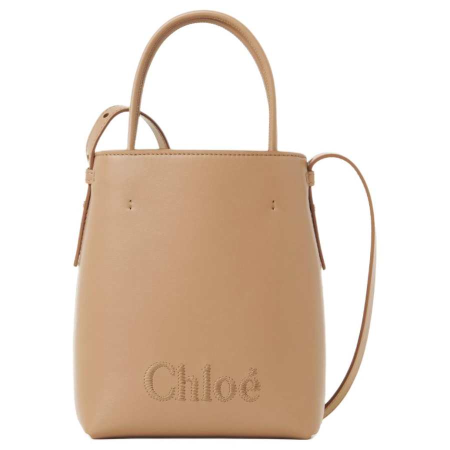 Chloé Chloe Cow Leather Shoulder Bag, Crossbody Bag, Handbag Women's Camel