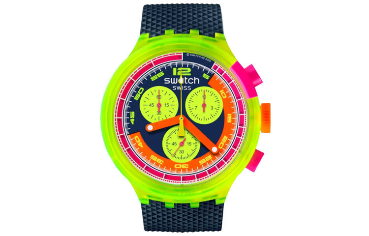 SWATCH Unisex 47mm Green Watch SB06J100