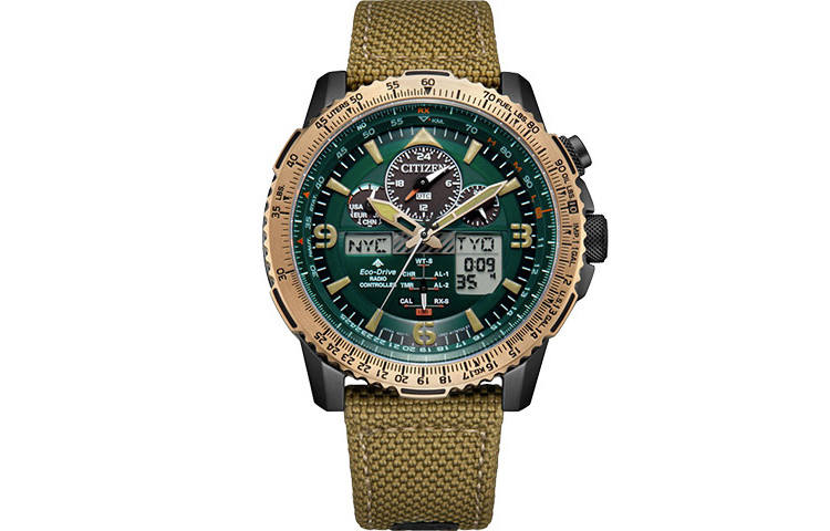 CITIZEN Ecology Drive Collection Light Powered Quartz Movement Nylon Strap Watch Men's Watches