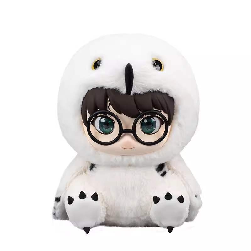 POP MART Harry Potter Vinyl Plush Doll Owl Vinyl Plush Toy Cute Dolls 30cm